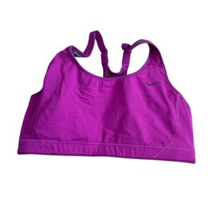 Nike Razor Back Purple Size Medium Sports Bra